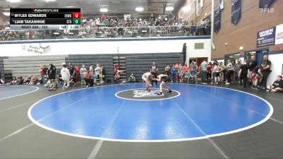 102 lbs Champ. Round 2 - Liam Takashige, Small Town Grims vs Myles Edwards, Fighting Squirrels Wrestling Club