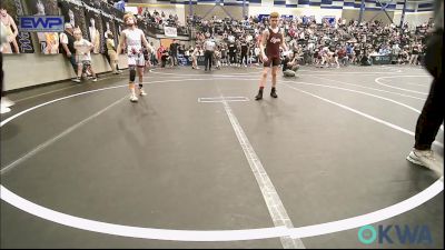 92 lbs Quarterfinal - Asher Barcelo, Elgin Wrestling vs Czarlie Diffee, Cowboys