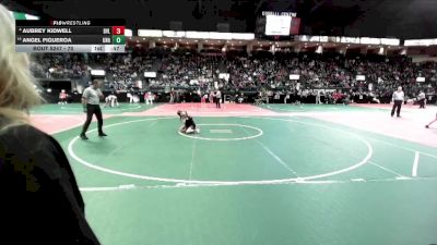 70 lbs Cons. Round 2 - Angel Figueroa, Unattached vs Aubrey Kidwell, BVLY2