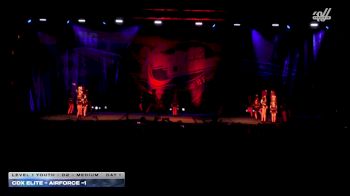 CDX Elite - Airforce -1 [2026 L1 Youth - D2 - Medium Day 1] 2026 Spirit Cheer Grand Nationals