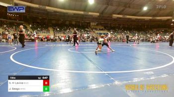 73 lbs Consi Of 8 #1 - Saul Heist-Levine, Bozeman Wrestling Club vs Jack Seago, Open Mats