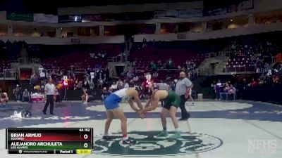 4A 152 lbs Cons. Round 2 - Brian Armijo, Socorro vs Alejandro Archuleta, Los Alamos