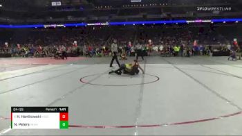 D4-125 lbs Champ. Round 1 - Hayden Hentkowski, Rogers City vs Nathan Peters, Memphis