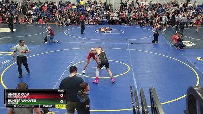 190 lbs Cons. Round 5 - Angelo Cuva, Williamsville East vs Hunter Vanover, Lockport