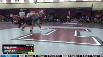 220 lbs Cons. Round 1 - Daniel Sokolik, Fort Madison vs Draysen Henle, South Tama County