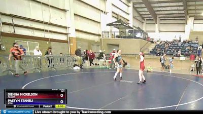 126 lbs Quarterfinal - Sienna Mickelson, Alaska vs Paetyn Staheli, Utah