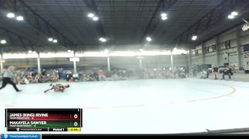 49 lbs Quarterfinals (8 Team) - James (King) Irvine, Team Renegade vs Makayela Sawyer, Team Northwest