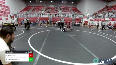 105 lbs Rr Rnd 1 - Blayke Yow, Noble Takedown Club vs Yamileth Hernandez, OKC Saints Wrestling