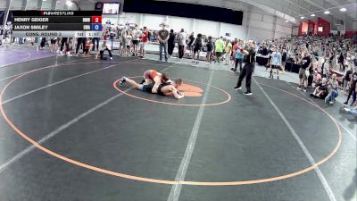 106 lbs Cons. Round 3 - Henry Geiger, Beast Mode Wrestling vs Jaxon Smiley, Contenders Wrestling Academy