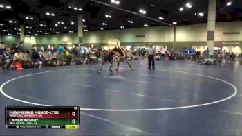 182 lbs Round 2 (10 Team) - Maximiliano Munoz-Lysius, Wrestling University vs Cameron Gray, Wellington - Dev