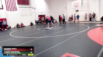 285 lbs Quarterfinal - Jackson Apple, Noblesville vs Tyrese Covington, Pendleton Heights High School