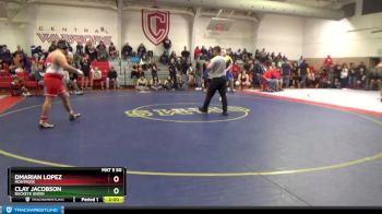 285 lbs Quarterfinal - Dmarian Lopez, Montrose vs Clay Jacobson, Buckeye Union