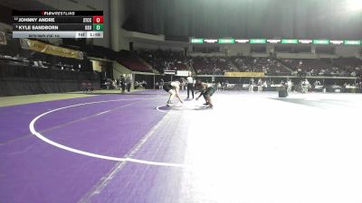 184 lbs Round Of 16 - Johnny Andre, Springfield Tech vs Kyle Sandborn, Ohio State