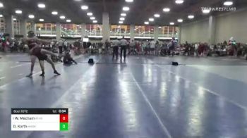 113 lbs Consi Of 8 #2 - Wade Mecham, American Fork vs Drew Korth, Morgan