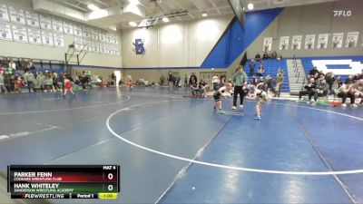 60-65 lbs Round 3 - Parker Fenn, Cougars Wrestling Club vs Hank Whiteley, Sanderson Wrestling Academy