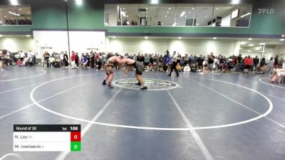 285 lbs Round Of 32 - Nick Loy, CO vs Marko Ivanisevic, IL