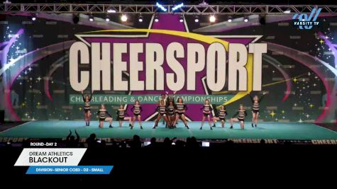 Dream Athletics - Blackout [2025 L4 Senior Coed - D2 - Small Day 2] 2025 CHEERSPORT National All Star Cheerleading Championship