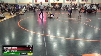 PW-13 lbs Quarterfinal - Jaymeson Mork, Sabertooth vs Hayden Girdner, LMWC