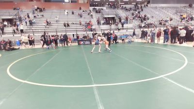 70.1-74.9 lbs 1st Place Match - Mila Ingles, Big Game Wrestling Club vs Juliana Matteo, Lady Warrior Wrestling Club