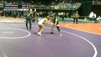 5A 105 lbs 3rd Place Match - Anaveh Gonzales, Lubbock Cooper vs Nicole Soldevilla, Borger