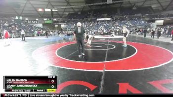 113 lbs Cons. Round 2 - Halen Hanson, Scrap Yard Garage Wrestling vs Grady Zanickrowsky, NWWC