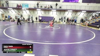 126 lbs Champ. Round 2 - Austin Cornett, Team Hammer Academy vs Zack Tihen, Purler