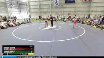 88 lbs Semis & 1st Wrestleback (8 Team) - Cason Craft, Oklahoma Blue FS vs Caleb Noble, Wisconsin Red