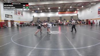 215 lbs Cons. Round 2 - Dillon Smith, Franklin vs Matthew Cerda, Canyon View