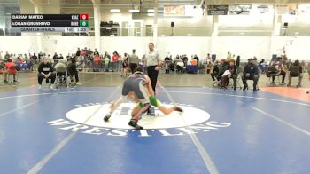 130 lbs Quarterfinal - Darian Mateo, Krazy Monkey WC vs Logan Grunhuvd, None