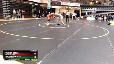 197 lbs Quarterfinal - Brian Burburjia, Air Force Prep vs Trevor Dopps, Oklahoma State