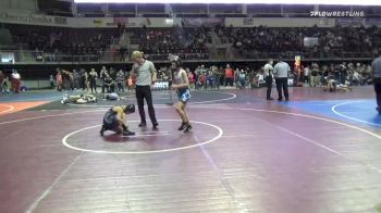 85 lbs Semifinal - Garrett Lassiter, New Mexico Wolfpack vs Marto Lovato, Manzano Monarch Wrestling