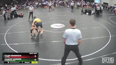 1A/2A 126 Cons. Semi - Phoenix Sandifer, Bamberg-Erhardt vs Tyler Henderson, Chesnee