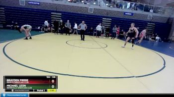 138 lbs 2nd Place Match - Michael Leon, Bonneville Wrestling Club vs Brayden Pirrie, Payette Wrestling Club