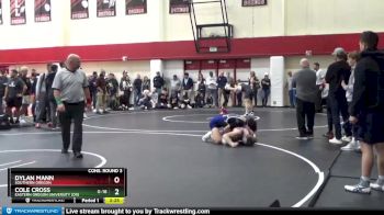 141 lbs Cons. Round 3 - Dylan Mann, Southern Oregon vs Cole Cross, Eastern Oregon University (OR)