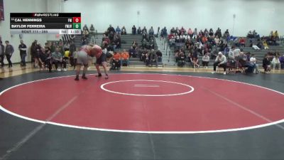 285 lbs Round 1 - Cal Hennings, Fort Madison vs Baylor Ferreira, Fort Madison JV