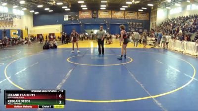 120 lbs Champ. Round 1 - Kellen Mesina, Golden Bears vs Michael Maisonet, Youth Impact Center