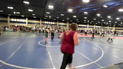 130 lbs Rr Rnd 1 - King Ebersbach, Rough House vs Iziah Folsom, Willits Grapplin Pack