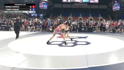 132 lbs Champ. Rd Of 128 - Thomas Oswald, Pennsylvania vs Perry Fowler, Utah