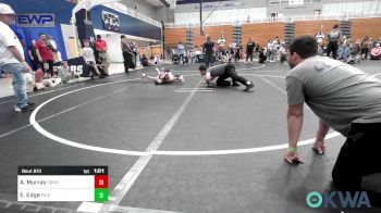 52-55 lbs Semifinal - Avery Murray, El Reno Wrestling Club vs Emersyn Edge, Piedmont