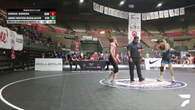 Cons. Round 1 - Joshua Soroka, NorCal Gold Rush Wrestling Academy vs James Newton-Busalacchi, El Camino SSF High School Wrestling