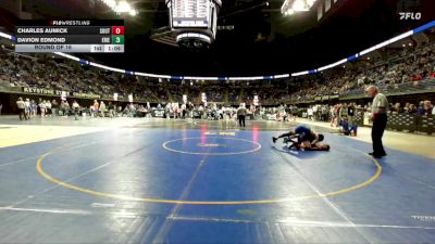 124 lbs Round Of 16 - Charles Aumick, Southern Tioga vs Davion Edmond, Erie