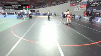 5A Boys 285 lbs Cons. Semi - Lukas Quade, Bend Boys vs Peighton Rofinot, Thurston Boys