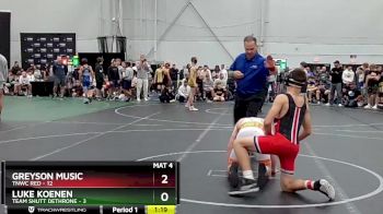 120 lbs Semis (4 Team) - Luke Koenen, Team Shutt Dethrone vs Greyson Music, TNWC Red