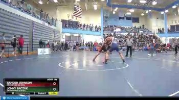 182 lbs Champ. Round 2 - Xander Johnson, Minico High School vs Jonny Baczuk, Skyline High School