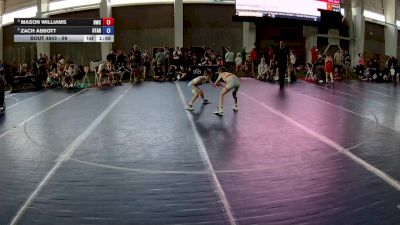 63 lbs Semis - Mason Williams, Bonneville Wrestling Club vs Zach Abbott, Utah