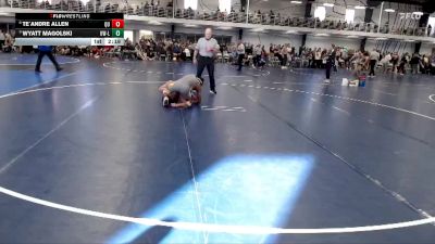 Elite 133 lbs Quarterfinal - Wyatt Magolski, Wisconsin-La Crosse vs Te`Andre Allen, Quincy
