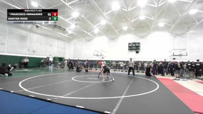 120 lbs Champ. Round 2 - Francisco Hernandez, Bullard vs Sawyer Ross, South Torrance