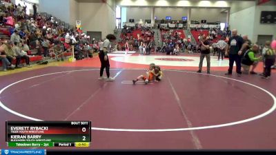 50 lbs Cons. Round 2 - Everett Rybacki, Tiger Youth Wrestling vs Kieran Barry, Buckhorn Youth Wrestling