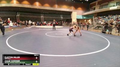 85-93 lbs Round 3 - Clayton Miller, USA GOLD vs Chase Gardner, Spanish Springs Wrestling Club