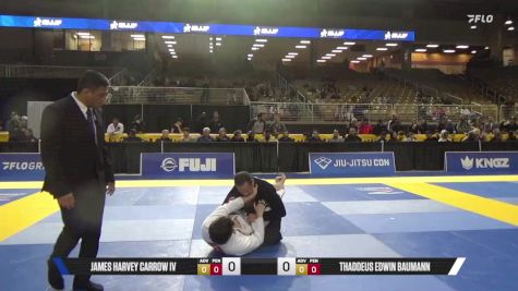 Thaddeus Edwin Baumann vs James Harvey Carrow IV 2025 Pan Jiu Jitsu IBJJF Championship